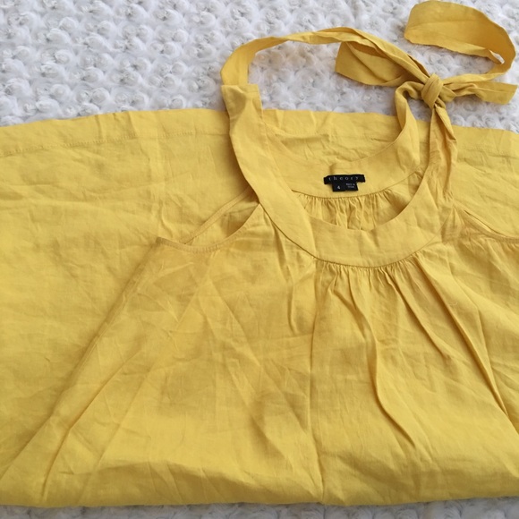 Theory yellow sundress shift dress - Picture 7 of 7
